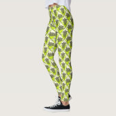 Shamanic Zee Turtles Pattern - green Leggings (Links)