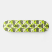 Shamanic Zee Turtles Pattern - green Skateboard (Horizontaal)