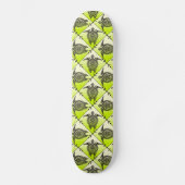 Shamanic Zee Turtles Pattern - green Skateboard (Voorkant)