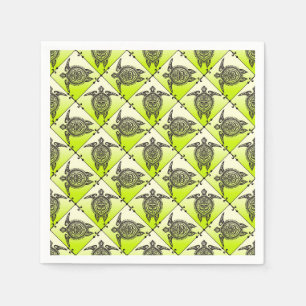 Shamanic Zee Turtles Pattern - green + your idea Servet