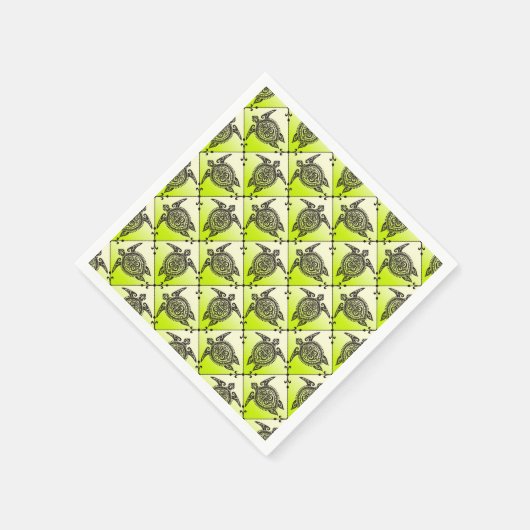 Shamanic Zee Turtles Pattern - green + your idea Servet (Hoek)