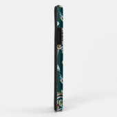 Shamanic Zee Turtles Pattern + uw achtergrondkleur Case-Mate iPhone Case (Achterkant/rechts)