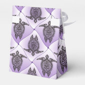 Shamanic Zee Turtles Pattern - violet Bedankdoosjes (Achterkant)