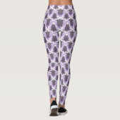 Shamanic Zee Turtles Pattern - violet Leggings (Achterkant)