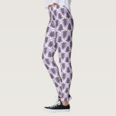 Shamanic Zee Turtles Pattern - violet Leggings (Links)