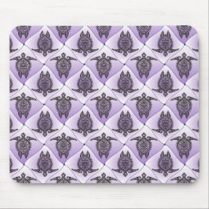 Shamanic Zee Turtles Pattern - violet Muismat