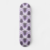 Shamanic Zee Turtles Pattern - violet Persoonlijk Skateboard (Voorkant)