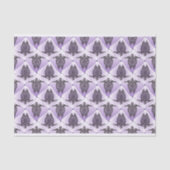Shamanic Zee Turtles Pattern - violet Tissuepapier (Voorkant)