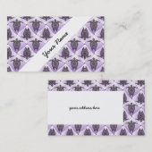 Shamanic Zee Turtles Pattern - violet Visitekaartje (Voorkant / Achterkant)