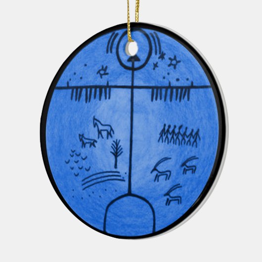 Shamanism Worlds Keramisch Ornament (Links)