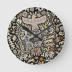 Shamanistische Peyote Ritueel Ronde Klok