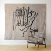 Shamans en gedistilleerde dranken - Buckhorn Wash  Wandkleed (In Situ (horizontaal))