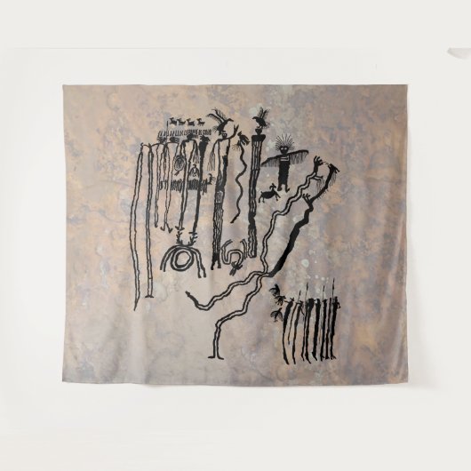 Shamans en gedistilleerde dranken - Buckhorn Wash  Wandkleed (Voorkant (horizontaal))