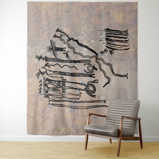 Shamans en gedistilleerde dranken - Buckhorn Wash  Wandkleed (In situ)