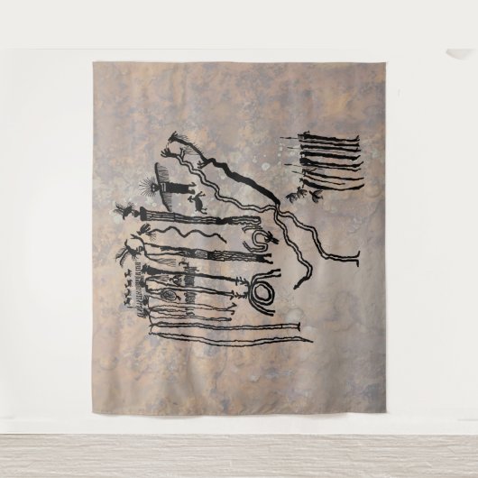 Shamans en gedistilleerde dranken - Buckhorn Wash  Wandkleed (Voorkant)