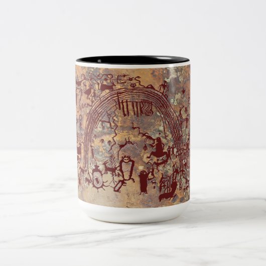 Shamans-paneel Tweekleurige Koffiemok (Center)