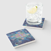 Shaman's Sky Stenen Onderzetter (Zijkant)