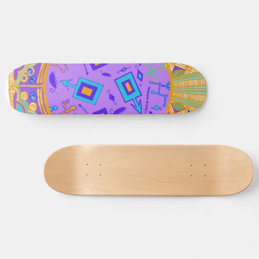 Shaman's VooDoo Tribal Spell Skateboard (Horizontaal)