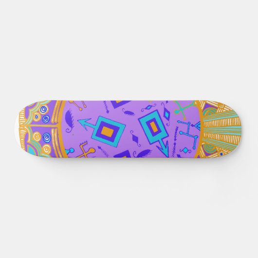 Shaman's VooDoo Tribal Spell Skateboard (Horizontaal)