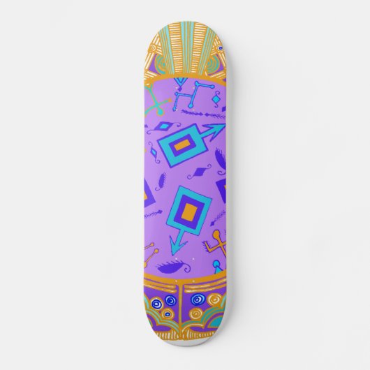 Shaman's VooDoo Tribale Tover Skateboard (Voorkant)