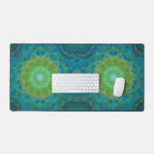 Shambala Tantric Nymphaea mandala art Bureaumat (Keyboard & Muis)