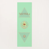 Shambala Yoga Studio - Oog van Horus kunstzinnig Yogamat (Achterkant)