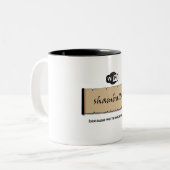 Shamballa Wifi Tweekleurige Koffiemok (Voorkant links)