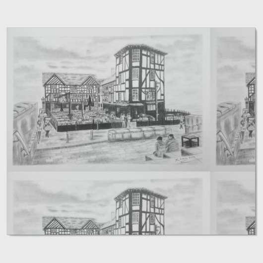 Shambles Pub inpakpapier (Vlak)