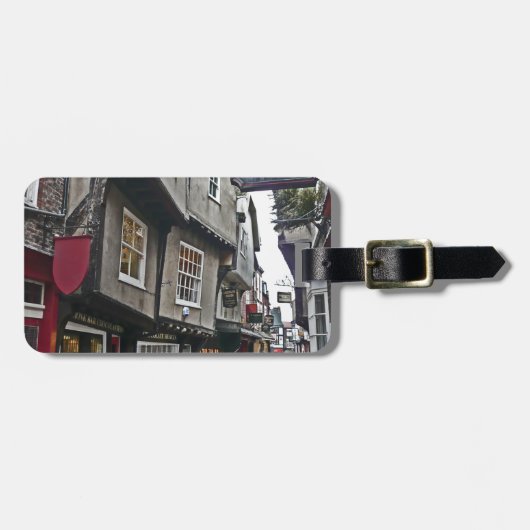 Shambles Street in York Bagagelabel (Voorkant horizontaal)