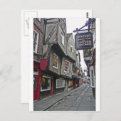 Shambles Street in York Briefkaart (Voorkant / Achterkant)
