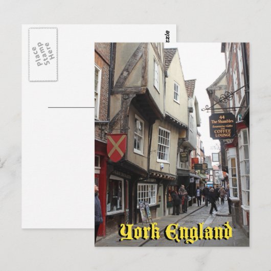 Shambles, York Briefkaart (Voorkant / Achterkant)