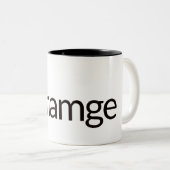 Shamge-Mok Tweekleurige Koffiemok (Voorkant rechts)