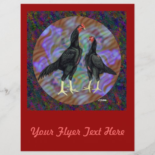 Shamo: Zwarte Paar Flyer (Voorkant)