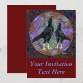 Shamo: Zwarte Paar Kaart (Voorkant / Achterkant)