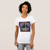 Shamo: Zwarte Paar T-shirt (Voorkant volledig)