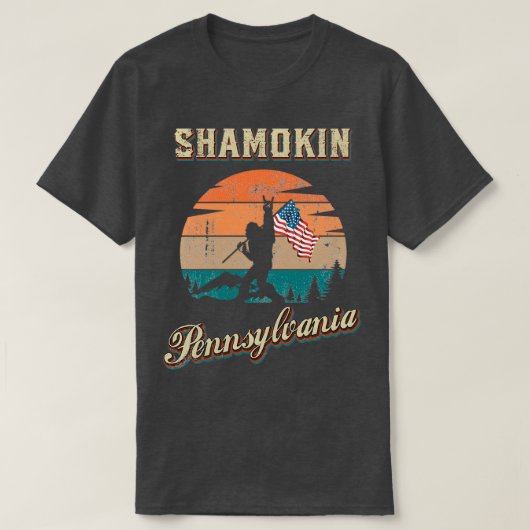 Shamokin Pennsylvania T-shirt (Design voorkant)