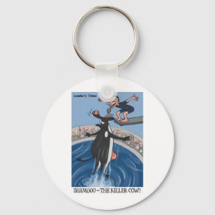 Shamooo Funny Koe Gifts & Collectibles Sleutelhanger