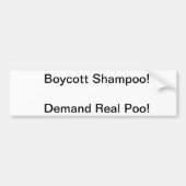 Shampoo Bumpersticker (Voorkant)
