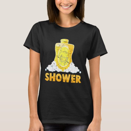 Shampoo - Douche - Bubbels - Kostuum - 1 van 2 Bes T-shirt (Voorkant)