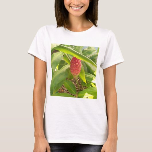 Shampoo gember bloem t-shirt (Voorkant)