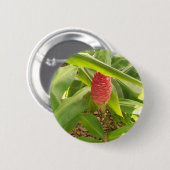 Shampoo Ginger flower Ronde Button 5,7 Cm (Voorkant /achterkant)
