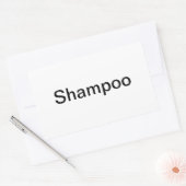 Shampoo Labels/ Rechthoekige Sticker (Envelop)