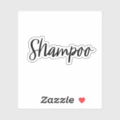 Shampoo Opslag Sticker (Vel)