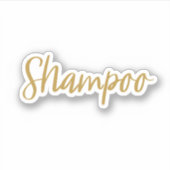 Shampoo Opslag Sticker (Voorkant)
