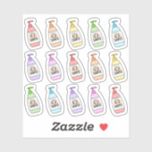 Shampoo Wassen Haar Douche Routine Beauty Planner Sticker (Vel)