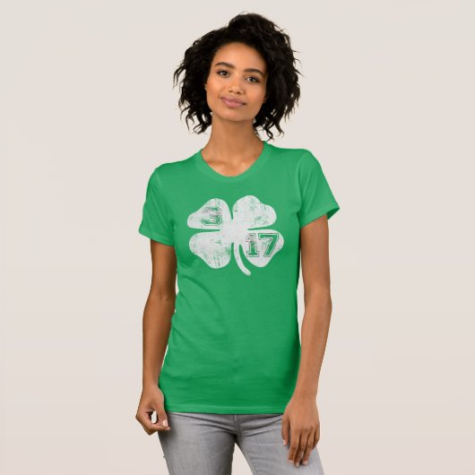 Shamrock 3/17 Irish T Shirt (Voorkant volledig)