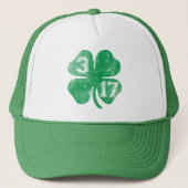 Shamrock 3/17 St Patricks Day Trucker Pet (Voorkant)