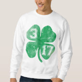 Shamrock 3/17 St Patricks Day Trui (Voorkant)