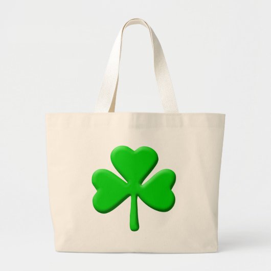 shamrock 3d grote tote bag (Voorkant)
