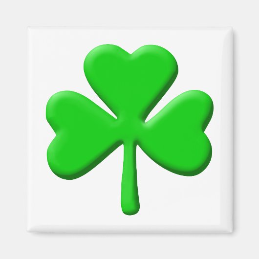 shamrock 3d magneet (Voorkant)